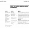 Hci for community and international development