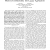 Hiding Your Wares: Transparently Retrofitting Memory Confidentiality into Legacy Applications