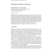 Hierarchical Adaptive Clustering