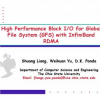 High Performance Block I/O for Global File System (GFS) with InfiniBand RDMA