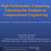 High Performance Computing Education for Students in Computational Engineering