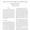 High-Performance Left-to-Right Array Multiplier Design