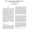 High Performance Storage System Scalability: Architecture, Implementation and Experience