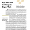 High-Resolution Multiprojector Display Walls