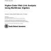 Higher-Order Web Link Analysis Using Multilinear Algebra