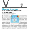 Historical reflections: Will the future of software be open source?