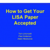 How to Get Your LISA Paper Accepted