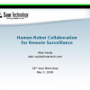 Human-Robot Collaboration for Remote Surveillance