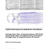 Hybrid Techniques for Pedestrian Simulations