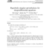 Hyperbolic singular perturbations for integrodifferential equations