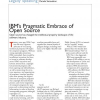 IBM's pragmatic embrace of open source