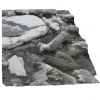 Reconstruction of snow and ice surfaces using multiple view  vision techniques