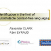 Identification in the Limit of Substitutable Context-Free Languages