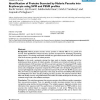 Identification of Proteins Secreted by Malaria Parasite into Erythrocyte using SVM and PSSM profiles