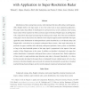 Identification of Underspread Linear Systems with Application to Super-Resolution Radar