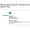 Identifying gene-Specific Variations in Biomedical Text