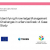 Identifying Knowledge Management Challenges in a Service Desk: A Case Study