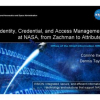 Identity, credential, and access management at NASA, from Zachman to attributes