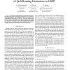 Implementation and Performance Measurements of QoS Routing Extensions to OSPF