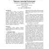 Implementation of a WebDAV-based Collaborative Distance Learning Environment