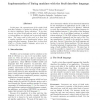 Implementation of Turing Machines with the Scufl Data-Flow Language