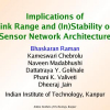 Implications of link range and (In)stability on sensor network architecture