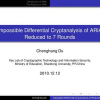 Impossible Differential Cryptanalysis of ARIA Reduced to 7 Rounds