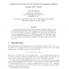 Improved Bounds on the Length of Maximal Abelian Square-free Words