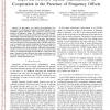 Improved OFDMA Uplink Transmission via Cooperation in the Presence of Frequency Offsets
