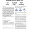 Improving STT MRAM storage density through smaller-than-worst-case transistor sizing