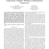 Improving the performance of Uintah: A large-scale adaptive meshing computational framework