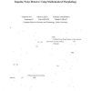 Impulse noise detector using mathematical morphology