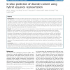 In-silico prediction of disorder content using hybrid sequence representation