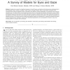 In the Eye of the Beholder: A Survey of Models for Eyes and Gaze