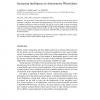 Increasing Intelligence in Autonomous Wheelchairs
