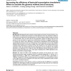 Increasing the efficiency of bacterial transcription simulations: When to exclude the genome without loss of accuracy