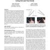 Indirect mappings of multi-touch input using one and two hands