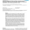 Individual sequences in large sets of gene sequences may be distinguished efficiently by combinations of shared sub-sequences