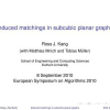 Induced Matchings in Subcubic Planar Graphs