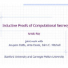 Inductive Proofs of Computational Secrecy