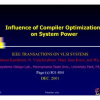 Influence of compiler optimizations on system power