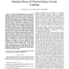 Influence of Vacuum Heat Treatment on the Residual Stress of Thermal Spray Cermet Coatings