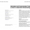 Information and communication tools as aids to collaborative sensemaking
