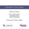 Information Flow Testing