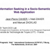 Information seeking in a "socio-semantic web" application