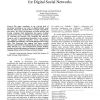 Information Technology Capabilities for Digital Social Networks