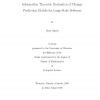 Information theoretic evaluation of change prediction models for large-scale software
