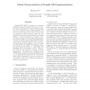 Initial characterization of parallel NFS implementations