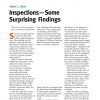 Inspections - Some Surprising Findings
