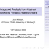 Integrated Analysis from Abstract Stochastic Process Algebra Models